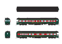HO Broadway Ltd Heavyweight 5-Car Passenger Set Christmas Paint Scheme 9103 - MPM Hobbies
