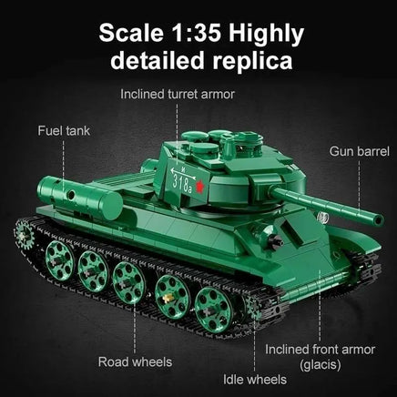 CaDFI T34 Medlum Tank 722pcs C61072