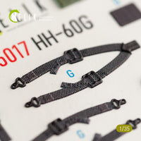 1/35 Kelik HH-60G Pave Hawk interior 3D decals for Kitty Hawk kit K35017