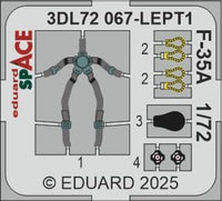 1/72 Eduard F-35A (SPACE Set) 3Dl72067