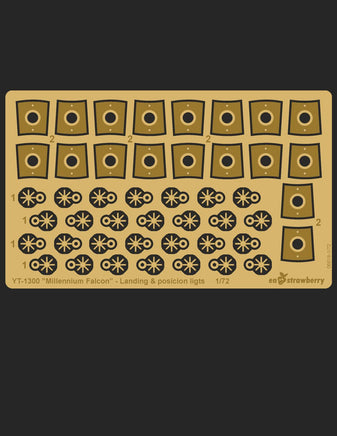 1/72 Green Strawberry Millennium Falcon - Landing & Position Lights Upgrade Set 6618