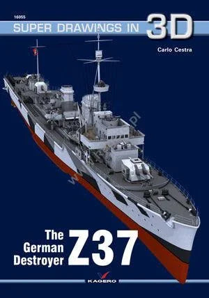 Kagero Publishing The German Destroyer Z 37 Book 16055