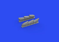 1/48 Eduard Spitfire Mk V Three-Stacks Exhausts Rounded for EDU (Resin) 648667