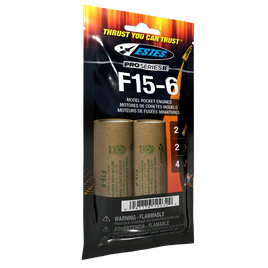 Estes Rockets F15-6 Engines (29mm) 10032 - MPM Hobbies