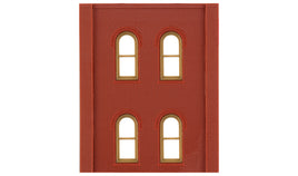 HO DPM Two-Story Arched 4-Window 30108