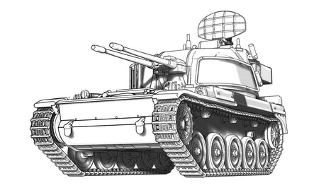 1/72 ACE Model AMX-13 DCA Twin 30mm AA Version 72447