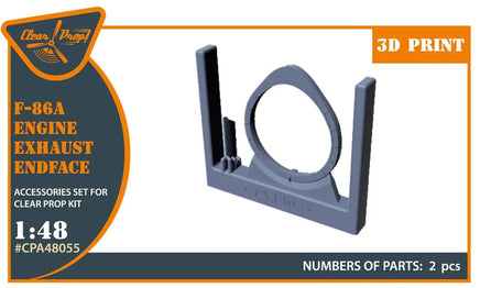 1/48 Clear Prop F-86A Engine Exhaust Endface (CP) 48055