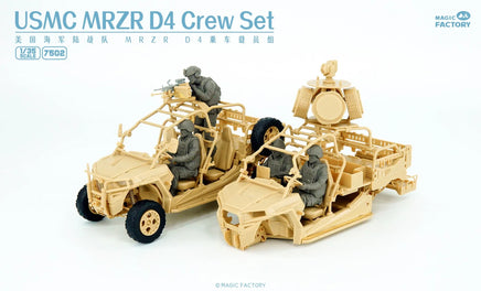 1/35 Magic Factory USMC MRZR D4 Crew Set 7502 - MPM Hobbies