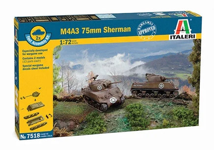1/72 Italeri Sherman M4 - Fast Assembly 7518