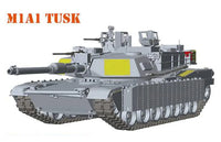 1/35 Ryefield Models M1A2 Sep Abrams Tusk I/Tusk II/M1A1 Tusk 5004