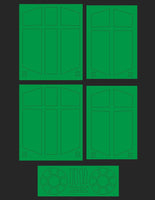 Green Strawberry Tie Advanced X1 Paint Mask AM008