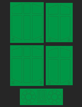 Green Strawberry Tie Advanced X1 Paint Mask AM008