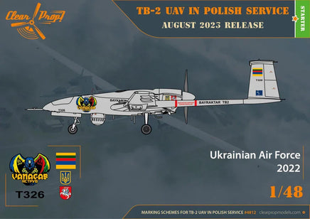 1/48 Clear Prop TB.2 UAV in Polish Service 4812