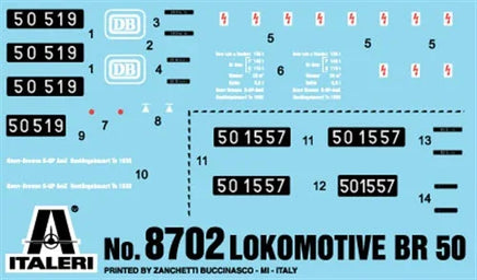 1/87 Italeri Lokomotive BR50 8702