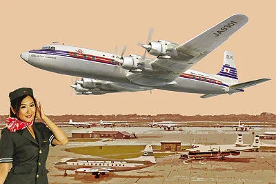 1/144 Roden DC-7C Japan Air Lines 303