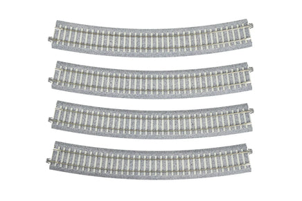HO Kato 730mm (28 3/4″) Radius 22.5' CT Easement Track Left + Right 2-242