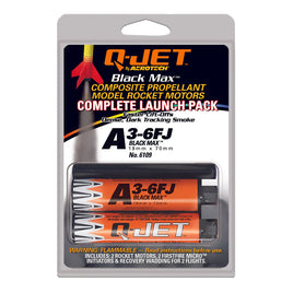 Quest Q-Jet A3-6FJ Black Max Complete 2-Motor Launch Pack - Q6109