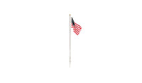 Woodland Medium US Flag - Pole 5951 - MPM Hobbies
