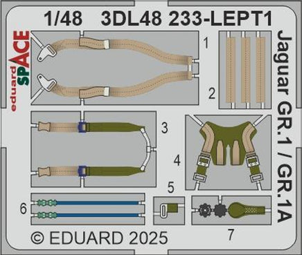 1/48 Eduard Jaguar GR.1 / GR.1A SPACE 3DL48233
