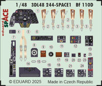 1/48 Eduard Bf 110D SPACE 3DL48244