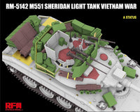 1/35 Ryefield M551 Light Tank Sheridan Vietnam War 5142