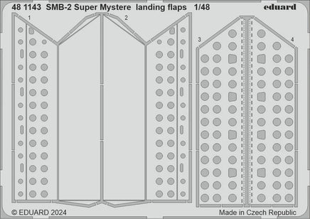 1/48 Eduard SMB-2 Super Mystere landing flaps for SPECIAL HOBBY 481143