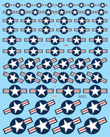 1/48 Fundekals STARS & BARS 1947 (MODERN) 48014