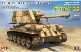1/35 Ryefield Models T-34/122 Egyptian 122mm Self-Propelled Gun 5013