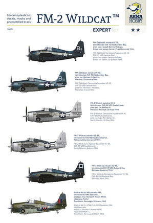 1/72 Arma Hobby FM-2 Wildcat Expert Set 70031