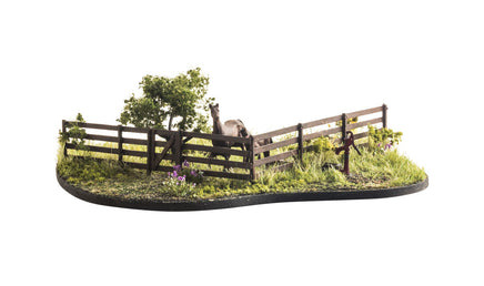 O Woodland Figures & Accents Rail Fence A3002