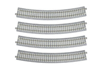 HO Kato 730mm (28 3/4″) Radius 22.5' CT Superelevated Curve Track [4pcs] 2-241