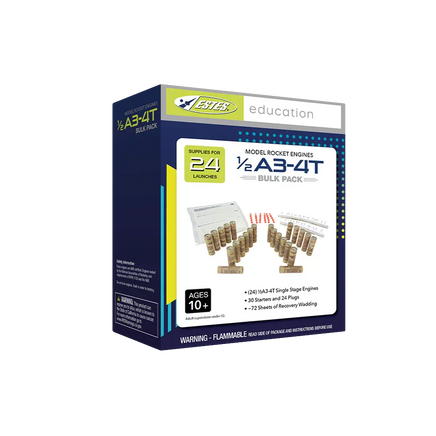 Estes Rockets 1/2A3-4T Engine Bulk Pack 001788