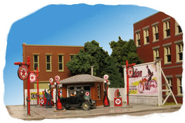 HO Monroe J. Burke Filling Station #2218