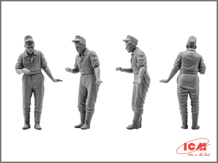 1/48 ICM German Luftwaffe Pilots and Ground Personnel (1939-1945) 48082