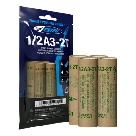 Estes Rocket 1/2A3-2T Engines 10011