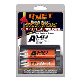 Quest Q-Jet A3-4FJ Black Max Complete 2-Motor Launch Pack - Q6108