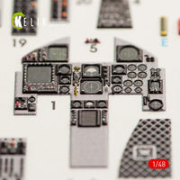 1/48 Kelik F-15C MSIP II Eagle interior 3D decals for GWH kit K48044