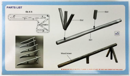 1/35 Gecko Models Normandy Beach Log Ramps Set 35GM0083