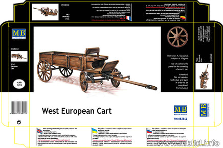 1/35 Master Box West European Cart 3562