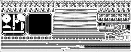 1/350 Pontos Model USS CV-9 Essex Wooden Deck Set Type 1 35032WD1