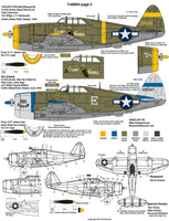 1/48 Thundercals P-47D Razorbacks PTO Part 4 19th, 333rd FS/318th 48004