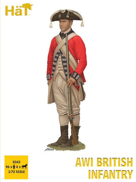 1/72 Hat Industries American War of Independence British Infantry 8343