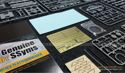 1/35 Sabre Model Genuine SSyms German Railway SCHWERER PLATTFORMWAGEN 35A05