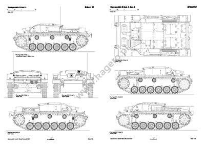 Kagero Publishing Sturmgeschütz III A, B, F, F L43, F/8, G 07097