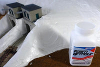 Foam Armour product with a model building and bubble wrap in the background