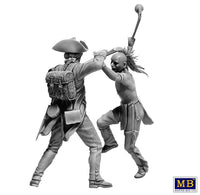 1/35 Master Box Indian Wars Series: XVIII Century Kit No. 7 The Mohicans Mortal Combat 35236