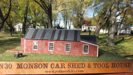 HOn30 Rslaserkits Monson Car Shed and Tool Shed 206