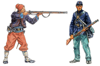 1/72 Italeri Union Infantry and Zouaves 6012