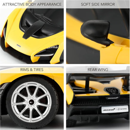 1/24 Rastar Exotic R/C McLaren Senna - Yellow 96700Y