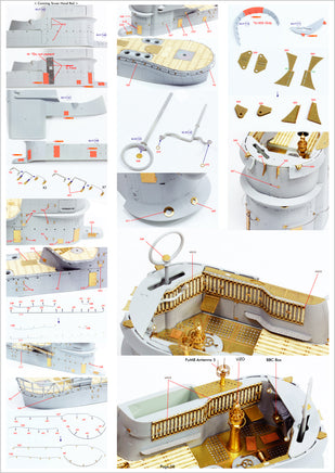 1/72 Pontos Model U-Boot Type IX C Detail Up Set 72002F1